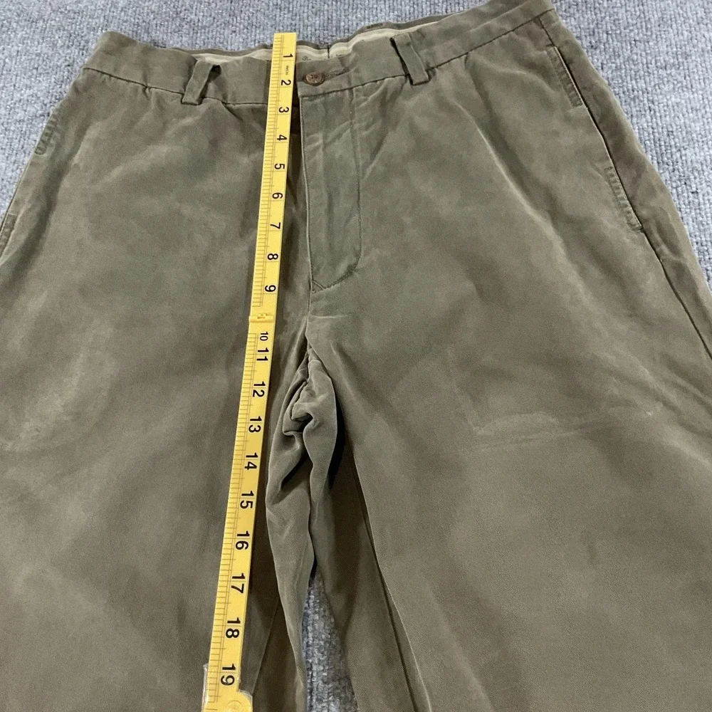 Tommy Bahama Relax Fit Dress Pants 32x32 Olive Green Tencel Lyocell Blend Made